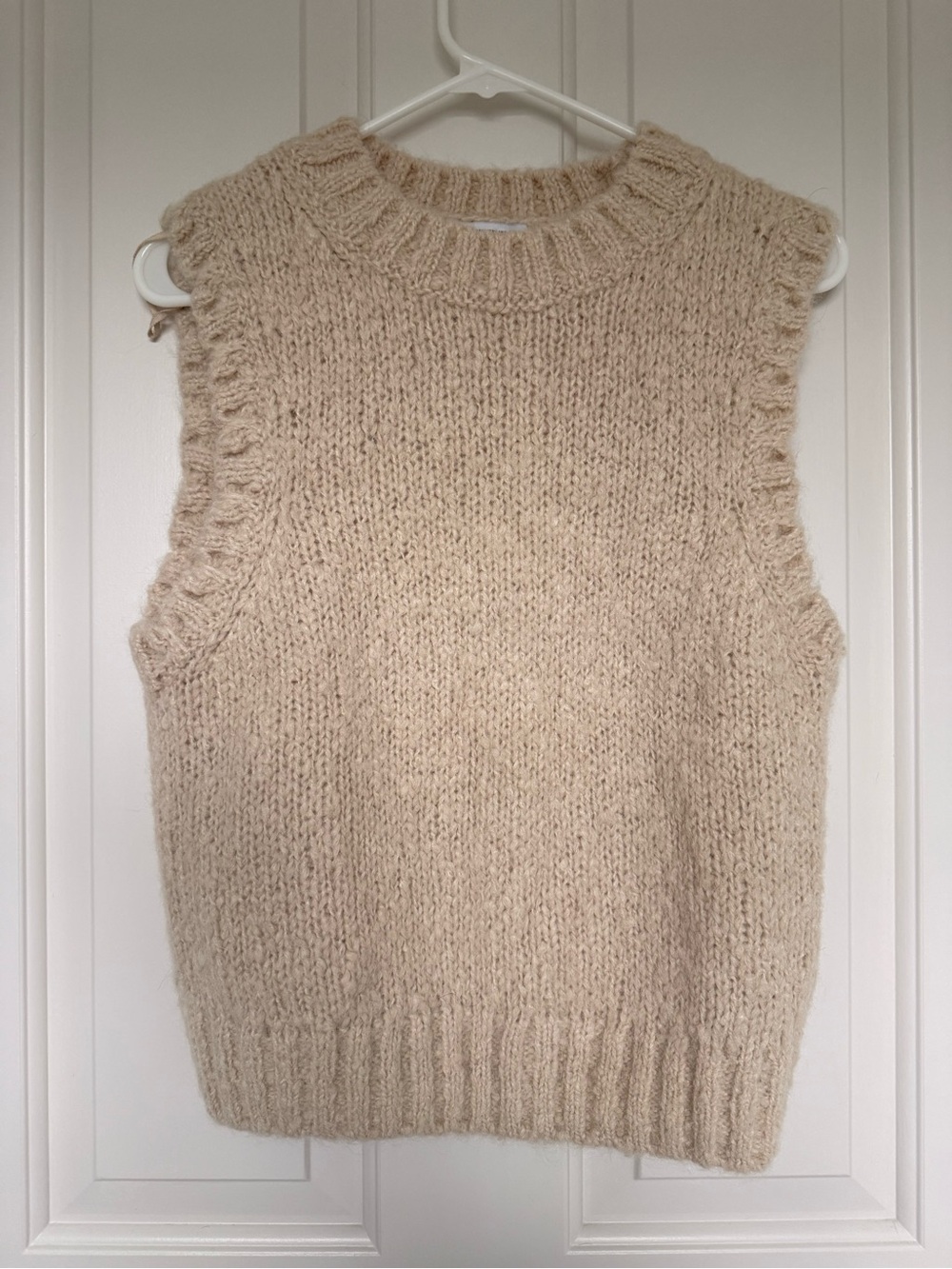 & Other Stories Pink Beige Sweater Vest | Small